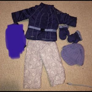 RETIRED american girl snowboarding outfit